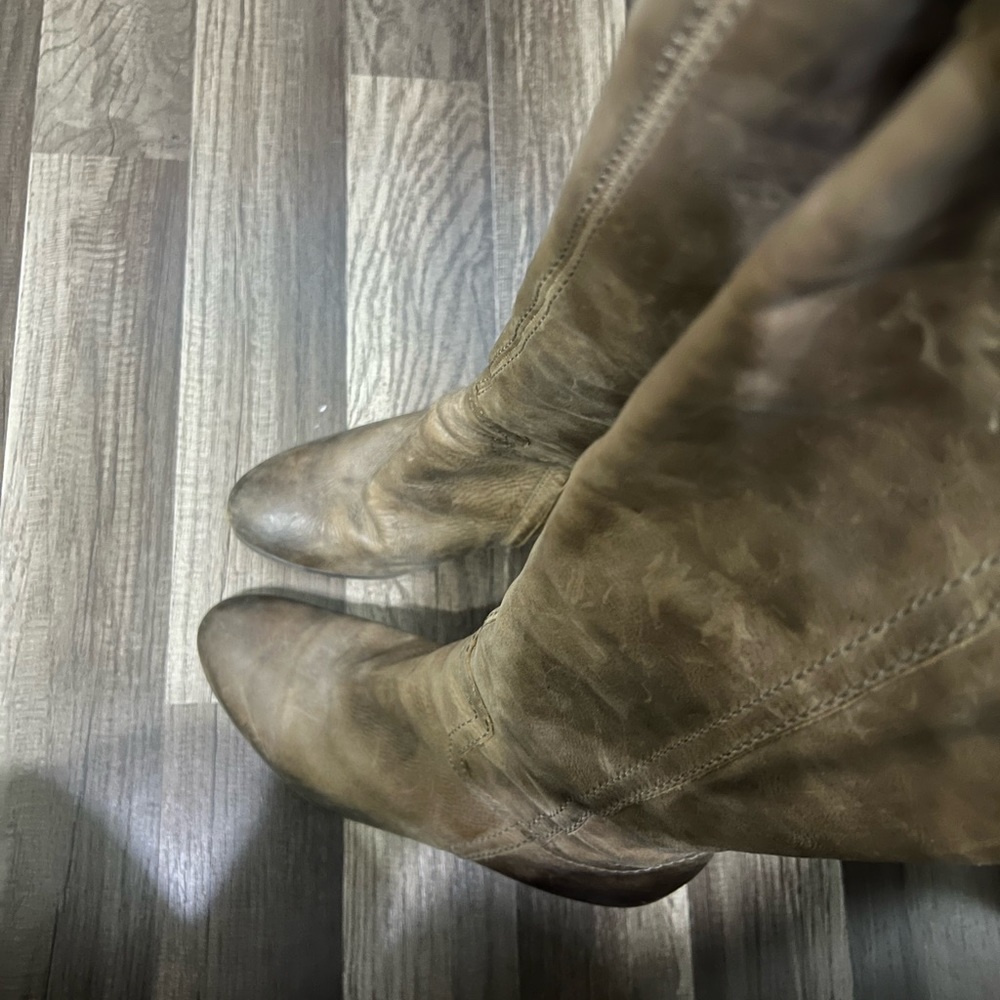Sam Edelman OTK boots size 12 Taupe